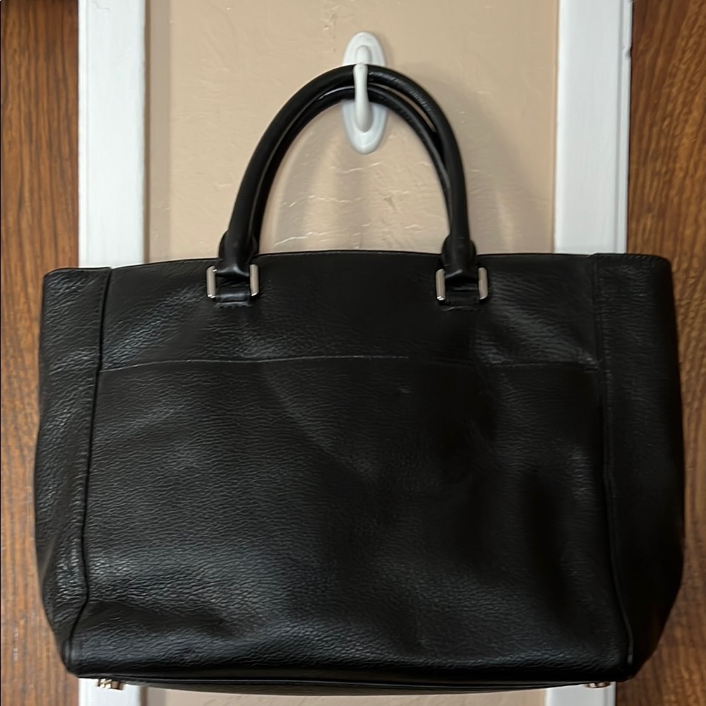 Michael Kors Black Leather Handbag - Picture 2 of 4